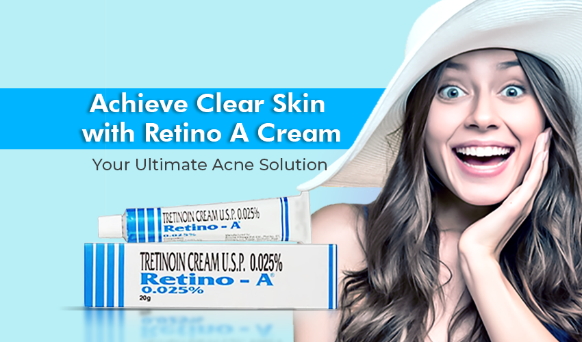 Retino A cream for clear skin